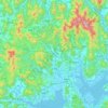 Suncheon-si topographic map, elevation, terrain