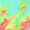 Piranguçu topographic map, elevation, terrain