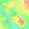 Parque Natural de las Bardenas Reales topographic map, elevation, terrain