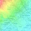 Bacolor topographic map, elevation, terrain