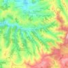 Vega de Pas topographic map, elevation, terrain