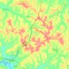 Gramadinho topographic map, elevation, terrain