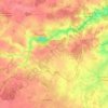 Cléré-sur-Layon topographic map, elevation, terrain