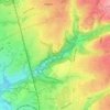 Ittertal topographic map, elevation, terrain