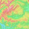 Wochein topographic map, elevation, terrain