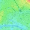 8th Arrondissement of Paris topographic map, elevation, terrain