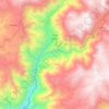 Ticrapo topographic map, elevation, terrain