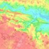 Saint-Jacut-les-Pins topographic map, elevation, terrain