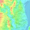 Buhangin District topographic map, elevation, terrain