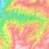 Plessur topographic map, elevation, terrain