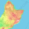 Yigo Municipality topographic map, elevation, terrain