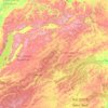 Zabaykalsky Krai topographic map, elevation, terrain
