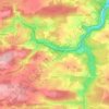 Falaën topographic map, elevation, terrain