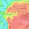 Villiers-sur-Marne topographic map, elevation, terrain