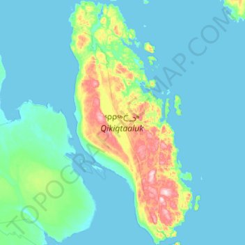 White Island topographic map, elevation, terrain