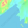 Togiak topographic map, elevation, terrain