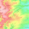 Huggate topographic map, elevation, terrain