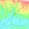 Villanueva del Río y Minas topographic map, elevation, terrain