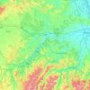 Asti topographic map, elevation, terrain