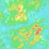 Paljavesi topographic map, elevation, terrain