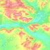 Luciana topographic map, elevation, terrain