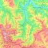 Lena topographic map, elevation, terrain