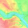 Minot topographic map, elevation, terrain