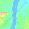 Essequibo topographic map, elevation, terrain