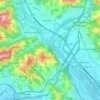 Vezzano Ligure topographic map, elevation, terrain