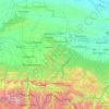 Ingushetia topographic map, elevation, terrain