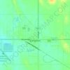 Langdon topographic map, elevation, terrain