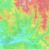 Schleusingen topographic map, elevation, terrain