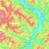 Ludwigsau topographic map, elevation, terrain