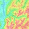 Val-de-Charmey topographic map, elevation, terrain