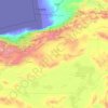Semnan Province topographic map, elevation, terrain