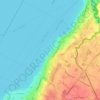 Anières topographic map, elevation, terrain