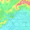 College topographic map, elevation, terrain