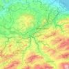 Sitter topographic map, elevation, terrain