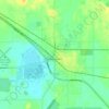 Devils Lake topographic map, elevation, terrain