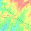 Jacksons" Gap topographic map, elevation, terrain