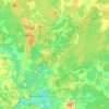 Town of Pine Lake topographic map, elevation, terrain