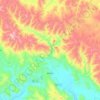 Muñani topographic map, elevation, terrain