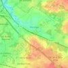 Pierrelaye topographic map, elevation, terrain