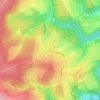 Horbach topographic map, elevation, terrain