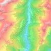Calanca topographic map, elevation, terrain