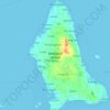 Bantayan Island topographic map, elevation, terrain