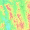 Bacanora topographic map, elevation, terrain