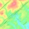 Toms Brook topographic map, elevation, terrain