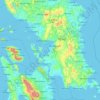 Samar topographic map, elevation, terrain