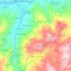 Rio Vade topographic map, elevation, terrain
